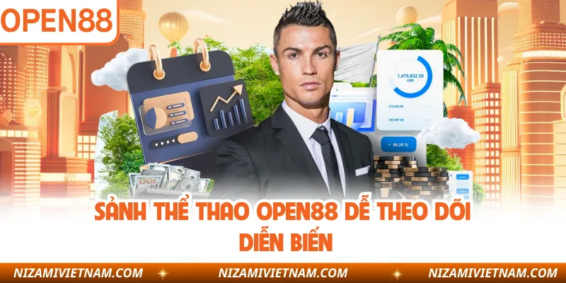 Sảnh thể thao OPEN88 dễ theo dõi diễn biến